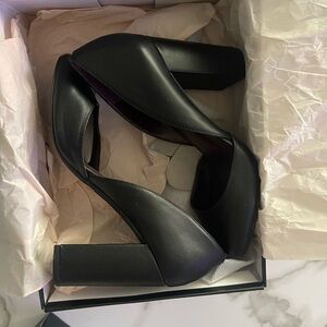 BCBGeneration Black Platform Heels
